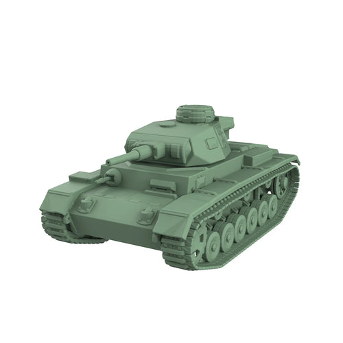 German Panzer III.J Medium Tank MRY-SFW SS941 1/56 1/72 1/100 15Mm Wargaming 28Mm Military Model Kit