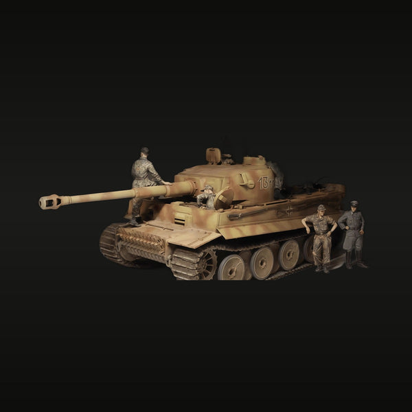 WWII German Tiger I Tank with Crew 1/35 Resin Model Kit