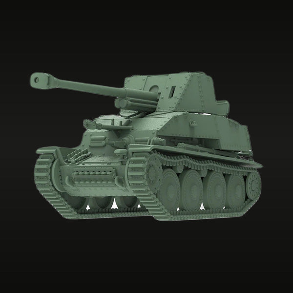 WWII German Panzer 38(t) Light Tank 1/87 Resin Vehicle Kit
