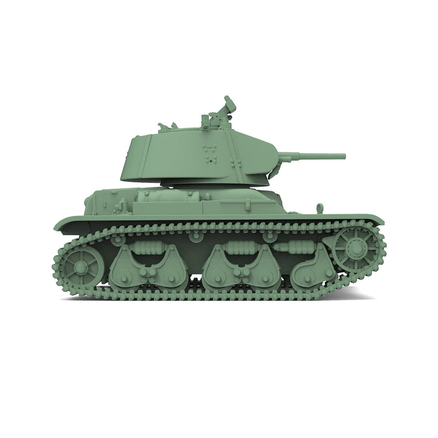 WWII French R35 Light Tank 1/87 Resin Vehicle Kit - resin model view 2