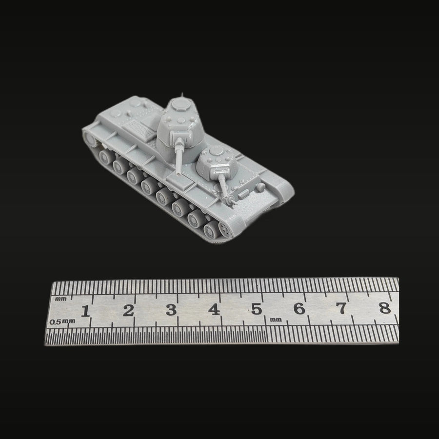 Soviet SMK Experimental Heavy Tank Dual Turret 1/144 Resin Vehicle Kit - unpainted resin model kit
