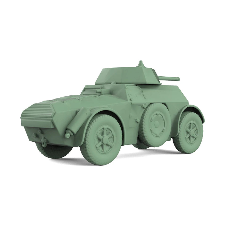 WWII Italian AB43 Armored Car 1/56 Resin Vehicle Kit - resin model view 2