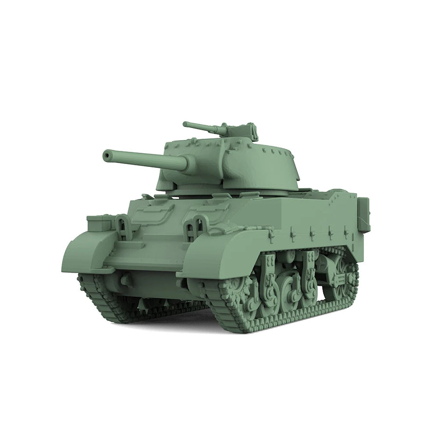 WWII US M4 Medium Tank 75mm Gun 1/72 Resin Vehicle Kit - resin model view 2