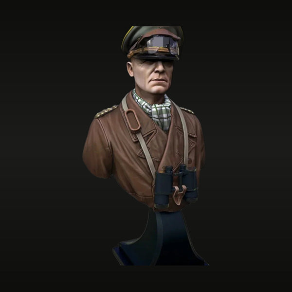 WWII German Officer with Binoculars 1/16 Resin Bust Kit