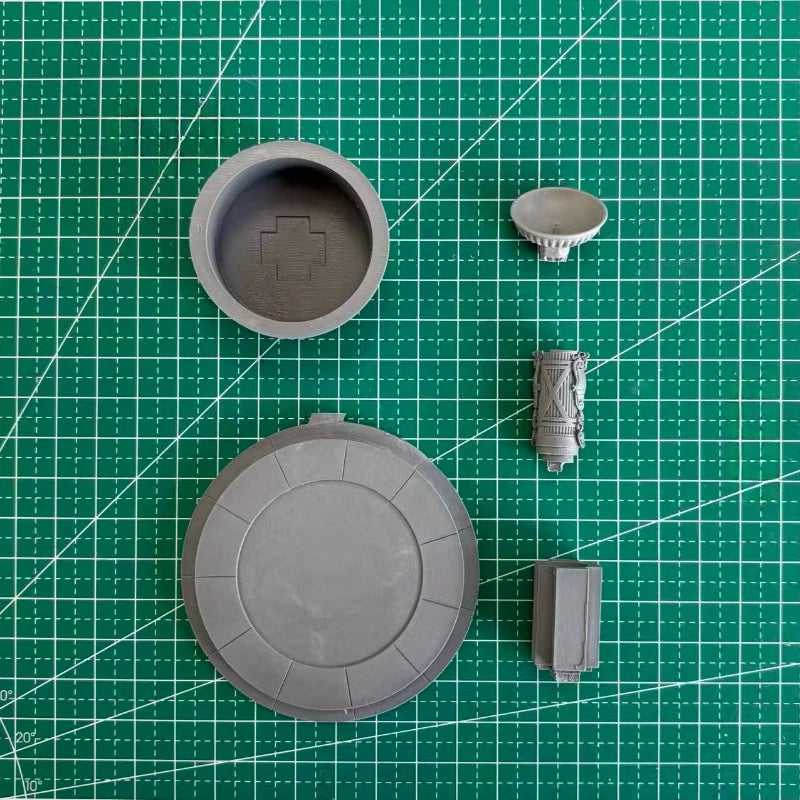 1/35 Scale Die-Cast Resin Model Kit Water Fountain Scene Model Unassembled Unpainted