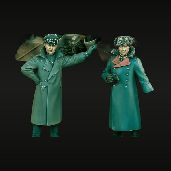 WWII German Luftwaffe Pilot & Officer Set 1/35 Resin Kit