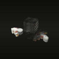Modern Civil Plastic Bucket Model Set 1/35 Resin Diorama Accessories