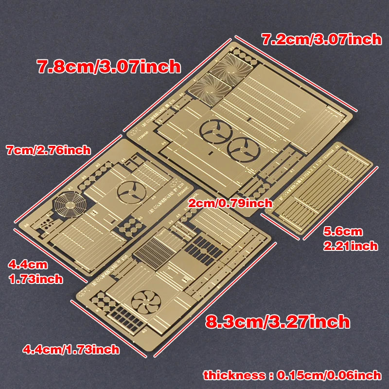 1/35 Tank Interior Instrument Panel (Resin Accessory) - resin model view 3