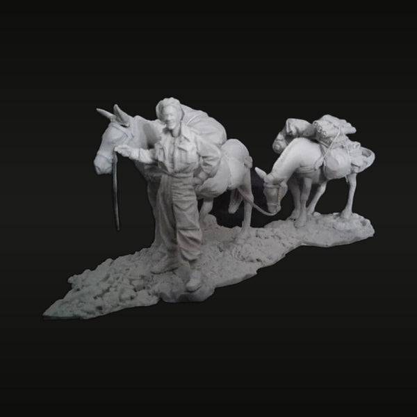 Desert Nomad Camel Caravan 1/35 Resin Diorama Kit