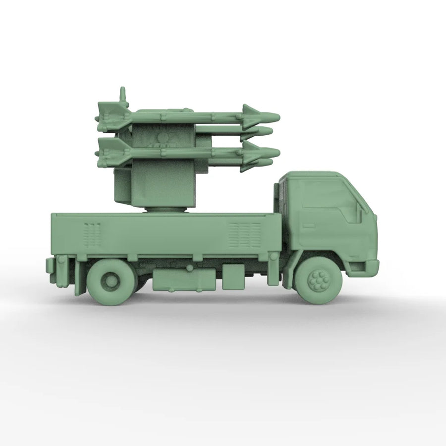 Modern Chinese Truck-Mounted Missile Launcher 1/48 Resin Vehicle Kit - resin model view 4