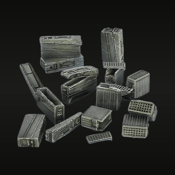 Military Ammo Box Set 1/35 Resin Diorama Accessories Kit