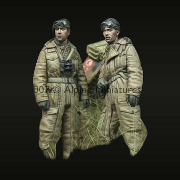 WWII RAF Pilot Set with Flight Suit 1/35 Resin Figure Kit