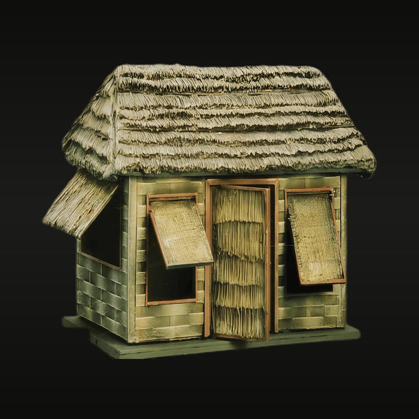 Thatched Roof Rural Building 1/35 Resin Model Kit