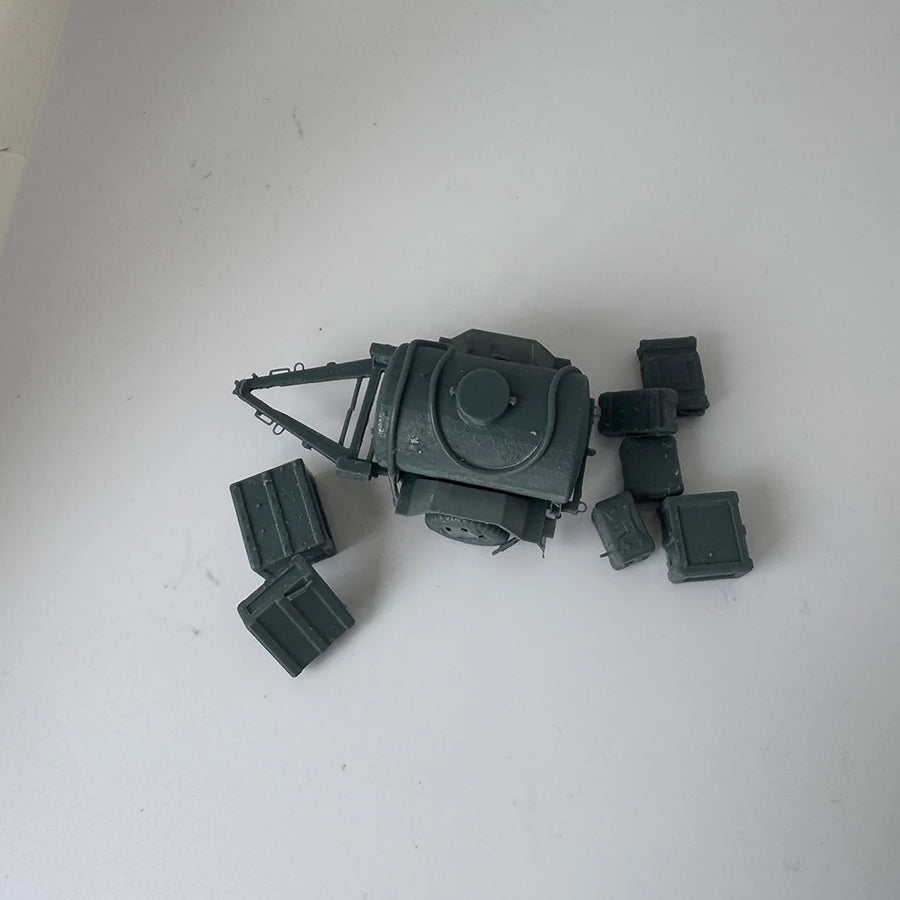 Scenic Terrain Water Tank Trailer Various Crates LYTS103 1/220 1/48 1/64 1/72 1/87 1/144 1/160 Z Scale Miniature Scene