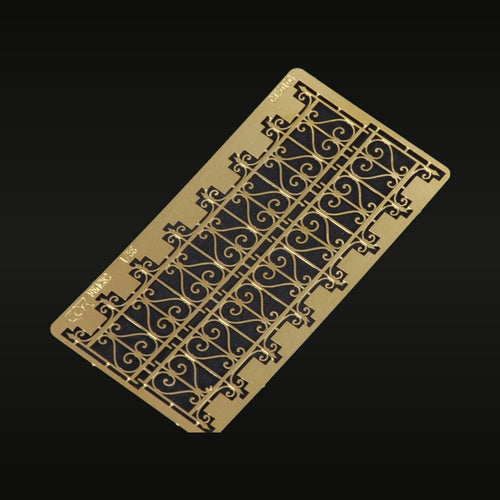 Victorian Iron Grille Wall Parapet 1/35 Resin Terrain Kit