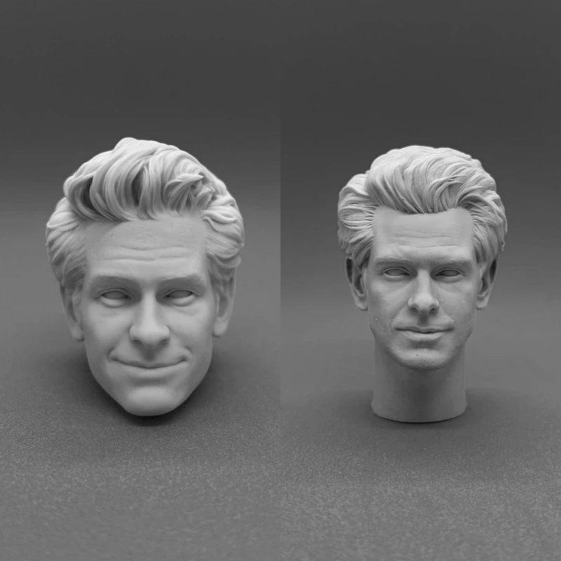1/6 Scale Male Head Sculpt Resin Bust Kit - resin model view 2