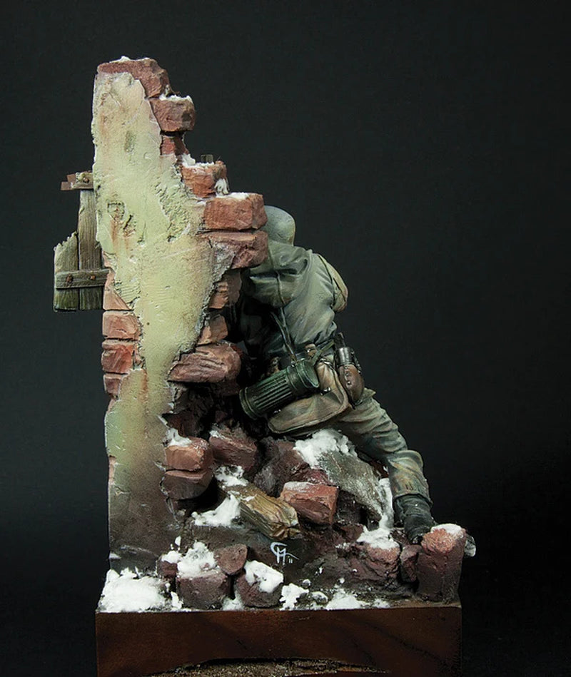 Resin Kit Sniper 90 Mm Unassembled Sculpture for Hobbyists