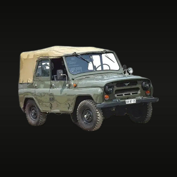 UAZ-469 Soviet Military Jeep 1/72 Resin Model Kit