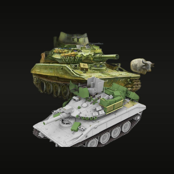 M551 Sheridan Light Tank Vietnam War 1/35 Resin Vehicle Kit