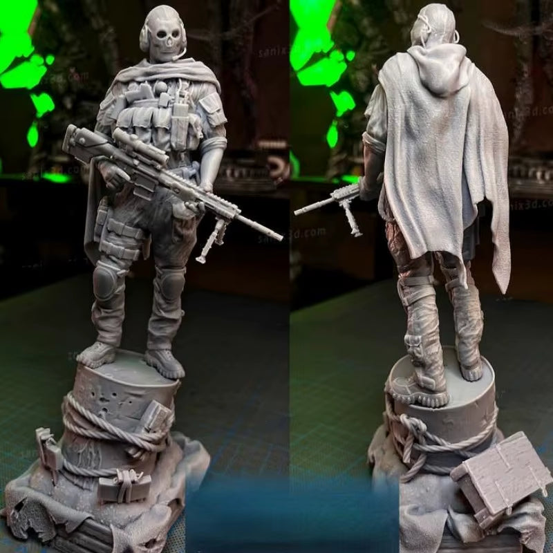 1/24 Scale Modern Special Forces Resin Figure Assembled Model Kit Hobby Miniature Toy Unassembled and Unpainted