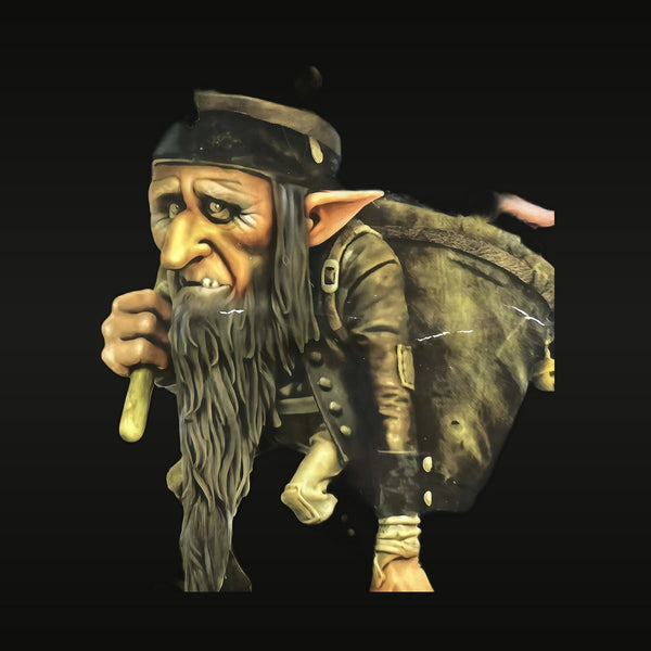 Fantasy Dwarf Warrior Bust with Maul 54mm Resin Kit