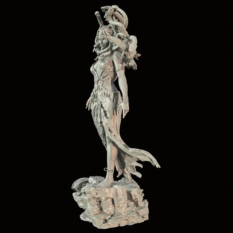 Medusa Gorgon Monster 50mm Resin Figure Kit - resin model view 3