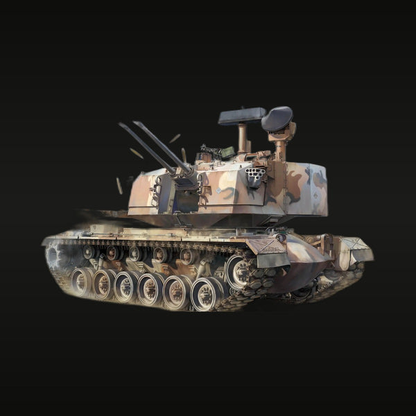 Cold War M247 Sergeant York SPAA Twin 40mm Bofors 1/35 Resin Model Kit