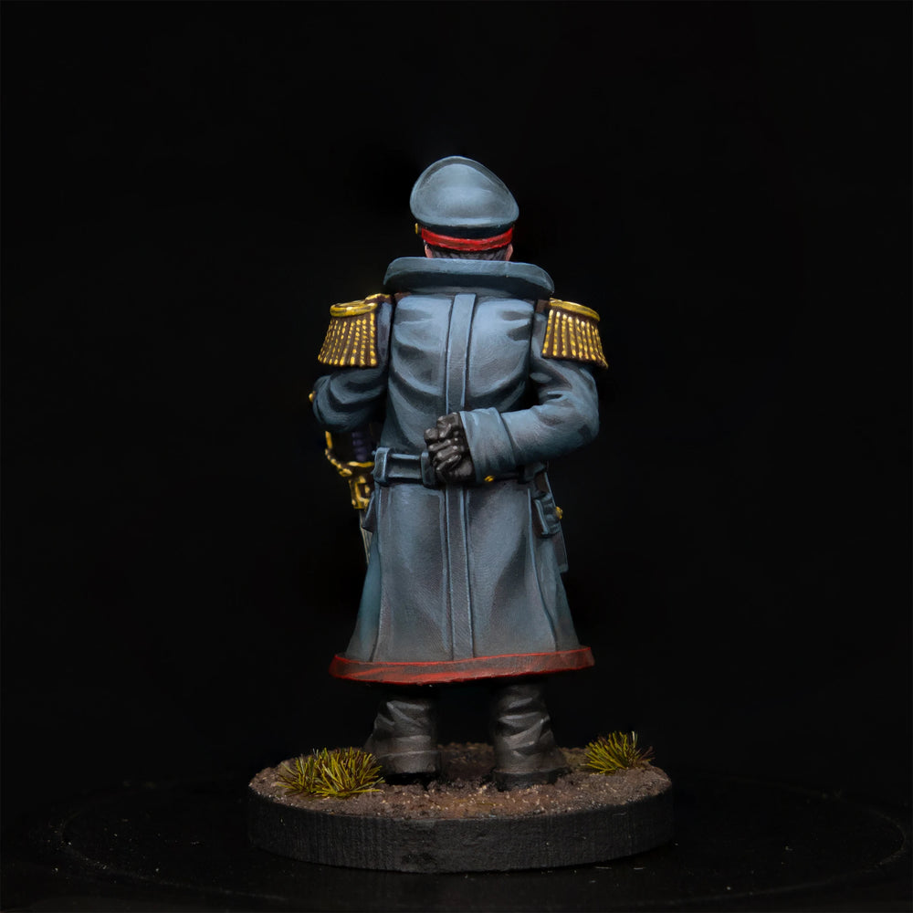 25mm Napoleonic Imperial Officer, Resin Model Figure Kit, Unassembled and Unpainted