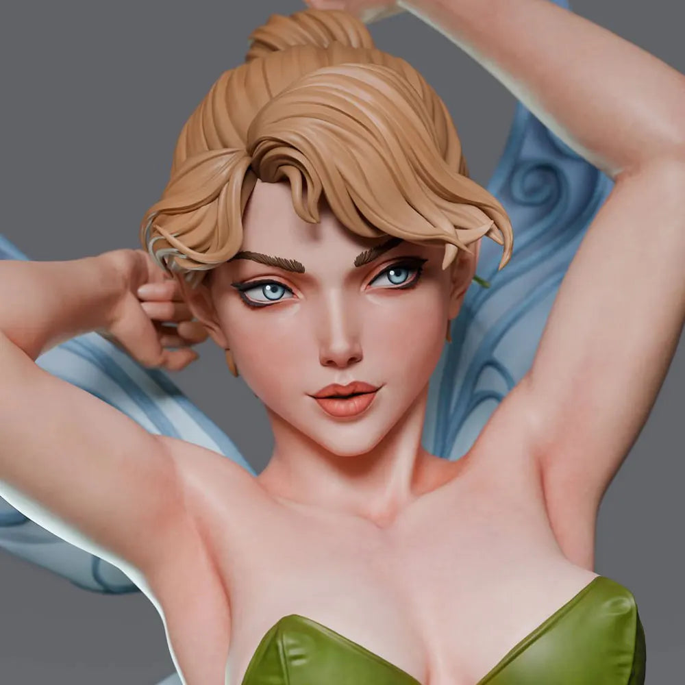 1/24 Female Character with Wings, Resin Model Figure Kit, Anime Theme, Unassembled and Unpainted