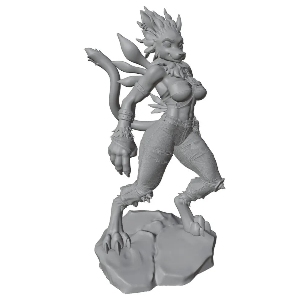 1/24 Dark Fantasy Female Orc, Resin Model Figure Kit, Fantasy Theme, Unassembled and Unpainted