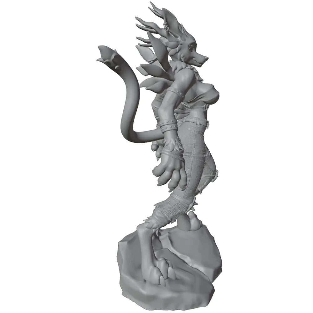 1/24 Dark Fantasy Female Orc, Resin Model Figure Kit, Fantasy Theme, Unassembled and Unpainted