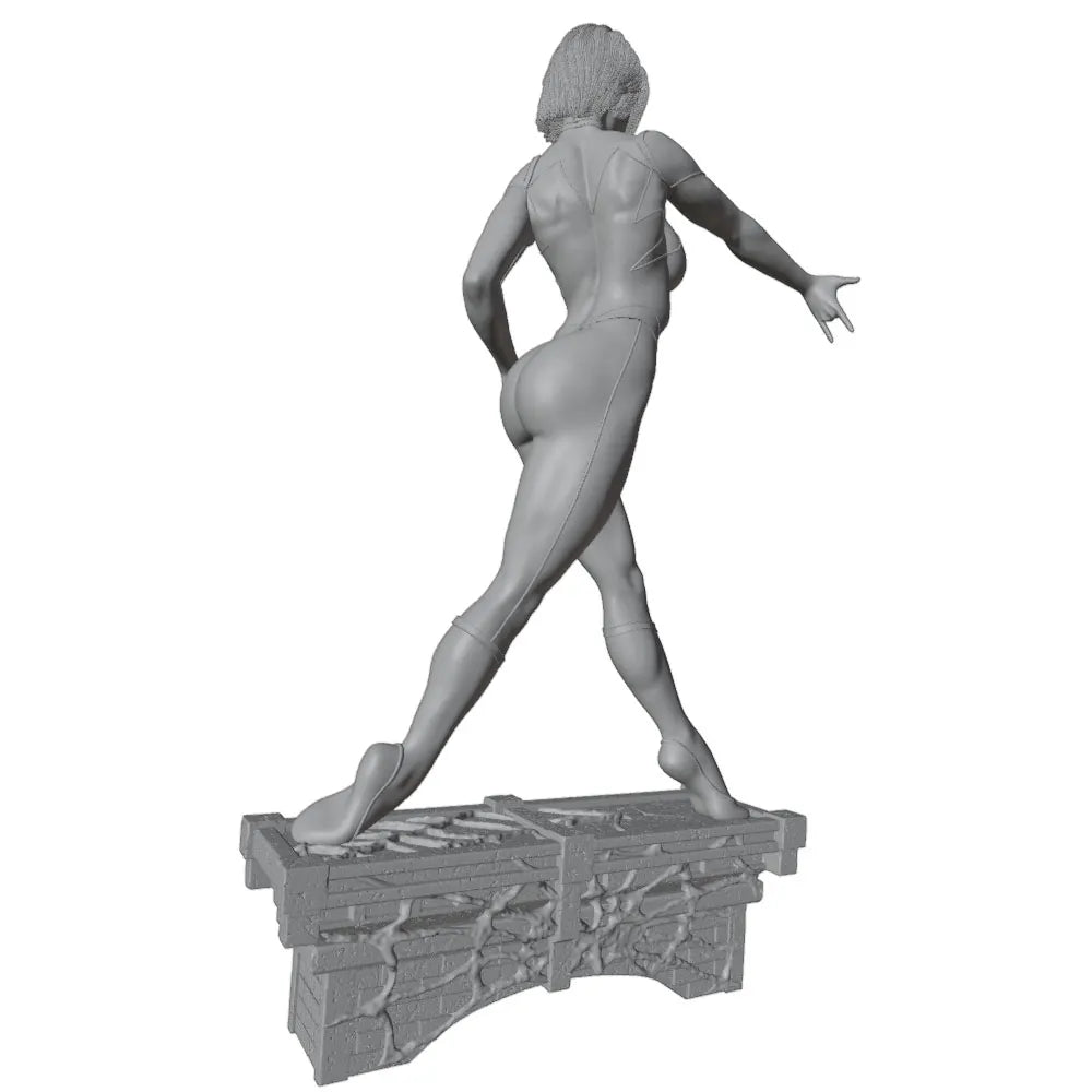 1/24 Modern Sci-Fi Female, Resin Model Figure Kit, Unassembled and Unpainted