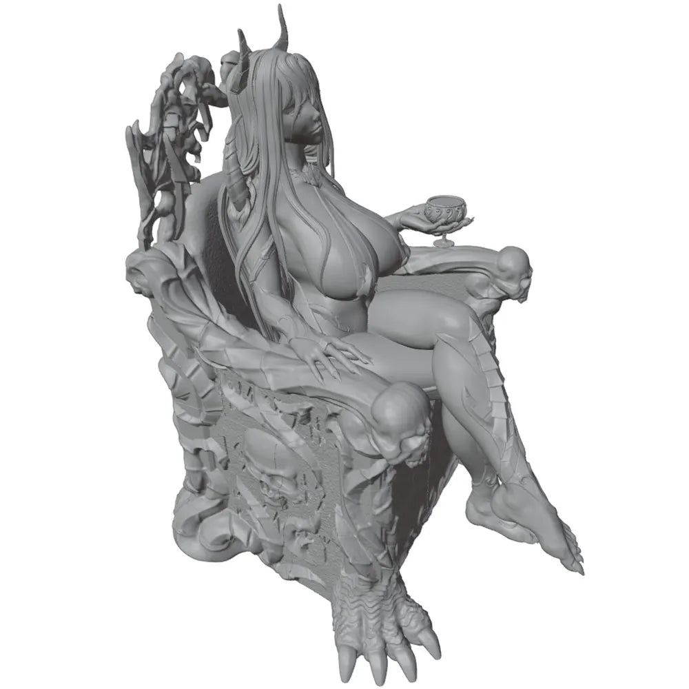 1/24 Dark Queen Demon, Resin Model Figure Kit, Fantasy Theme, Unassembled and Unpainted