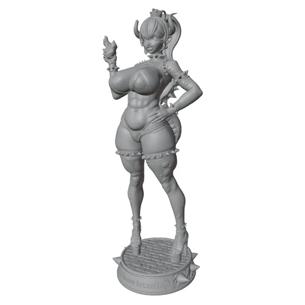 1/24 Fantasy Pin-Up in Ornate Jeweled Bodysuit, Resin Model Figure Kit, Unassembled and Unpainted