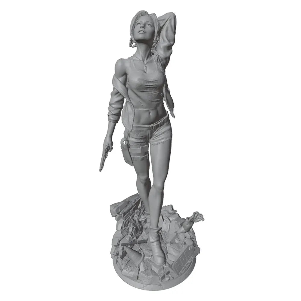 1/24 Modern Tactical Operative with Pistol, Resin Model Figure Kit, Unassembled and Unpainted