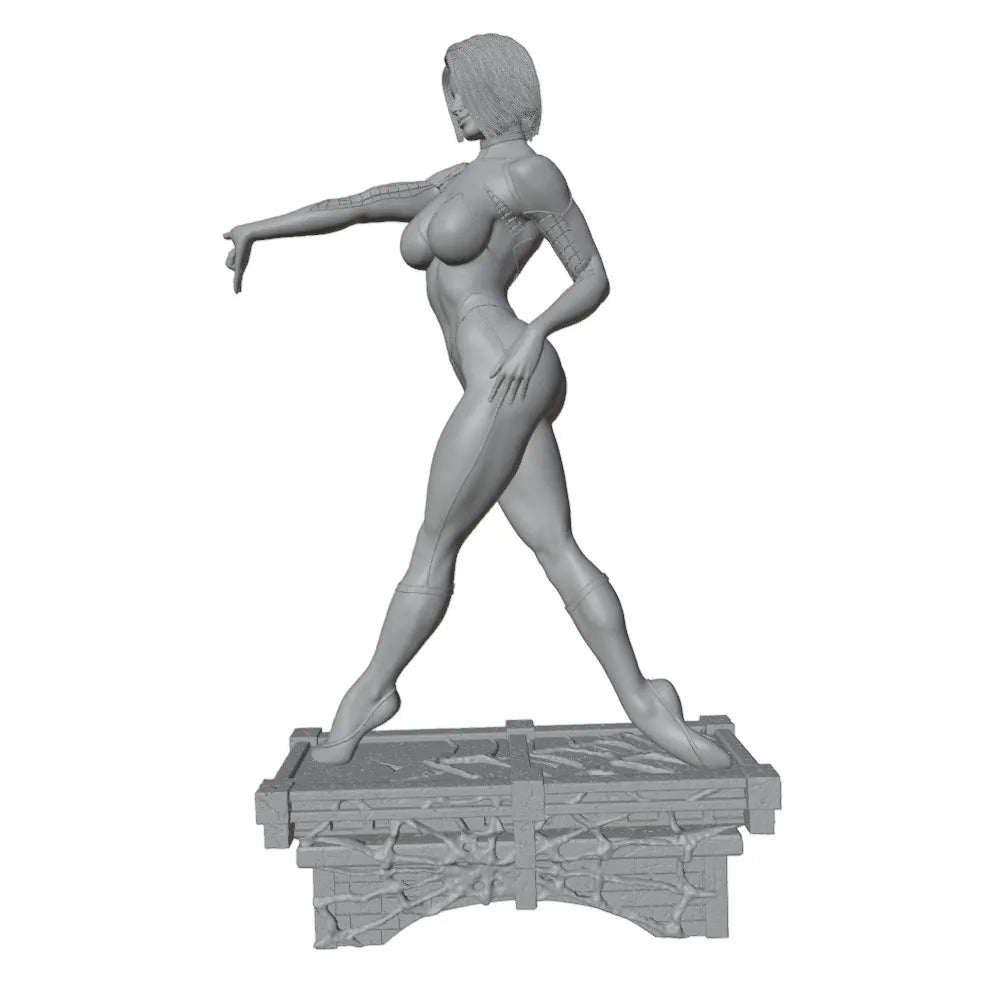 1/24 Modern Sci-Fi Female, Resin Model Figure Kit, Unassembled and Unpainted