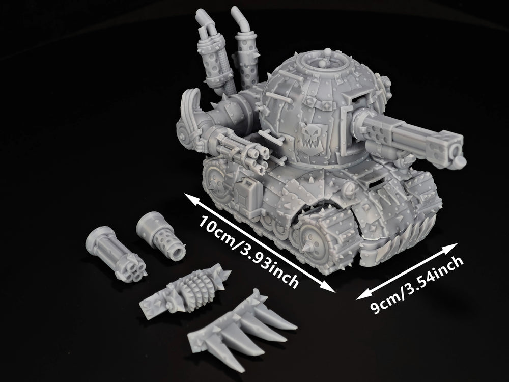 28mm Gothic Armored Walker, Resin Model Vehicle Kit, Sci-Fi Theme, Unassembled and Unpainted