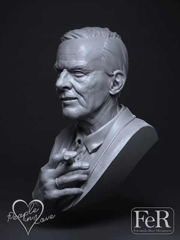 1/10 Male Portrait, Resin Model Bust Kit, Historical Theme, Unassembled and Unpainted