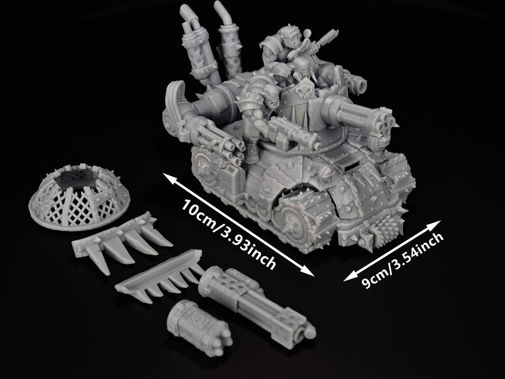 28mm Gothic Armored Walker, Resin Model Vehicle Kit, Sci-Fi Theme, Unassembled and Unpainted