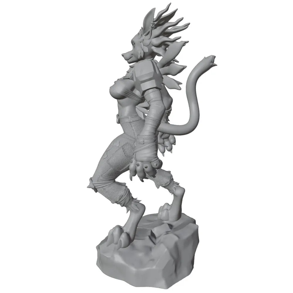 1/24 Dark Fantasy Female Orc, Resin Model Figure Kit, Fantasy Theme, Unassembled and Unpainted
