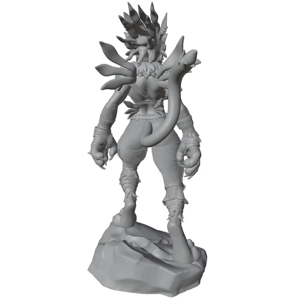 1/24 Dark Fantasy Female Orc, Resin Model Figure Kit, Fantasy Theme, Unassembled and Unpainted