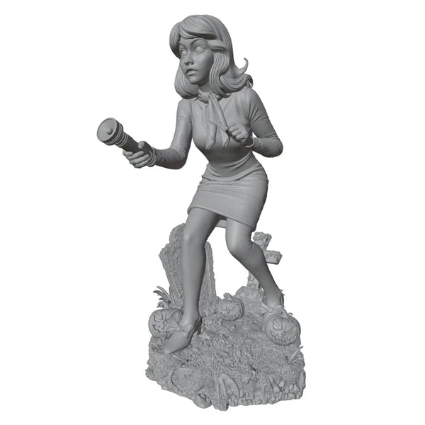 1/24 Halloween Pin-up, Resin Model Figure Kit, Unassembled and Unpainted