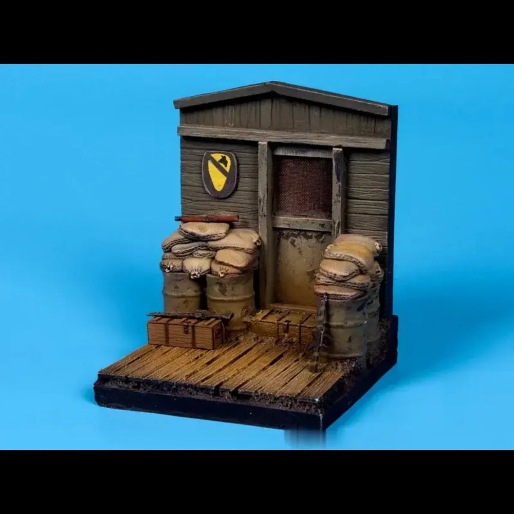 1/35 WWII German Fortified Bunker Position, Resin Model Terrain Kit, Unpainted