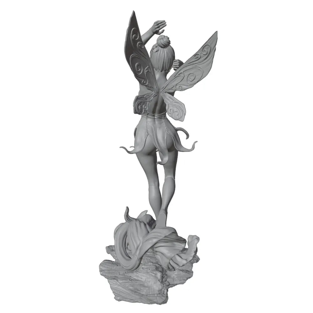 1/24 Female Character with Wings, Resin Model Figure Kit, Anime Theme, Unassembled and Unpainted