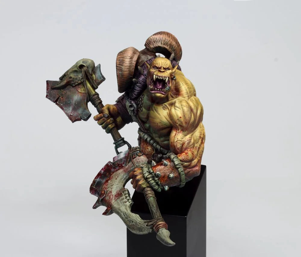 1/10 Orc Warrior, Resin Model Figure Kit, Fantasy Theme, Unassembled and Unpainted
