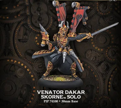 30mm Skorne Venator Dakar, Resin Model Figure Kit, Fantasy Theme, Unassembled and Unpainted