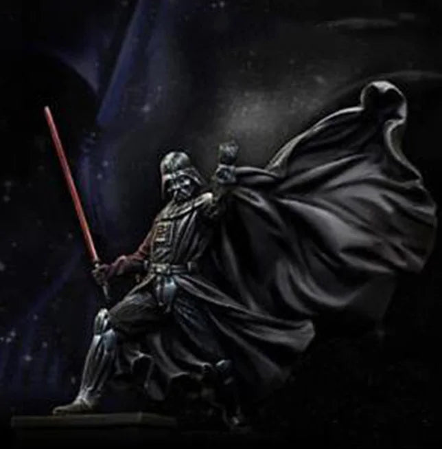 75mm Ancient Skeletal Death Knight with Flowing Cape, Resin Model Figure Kit, Unassembled and Unpainted