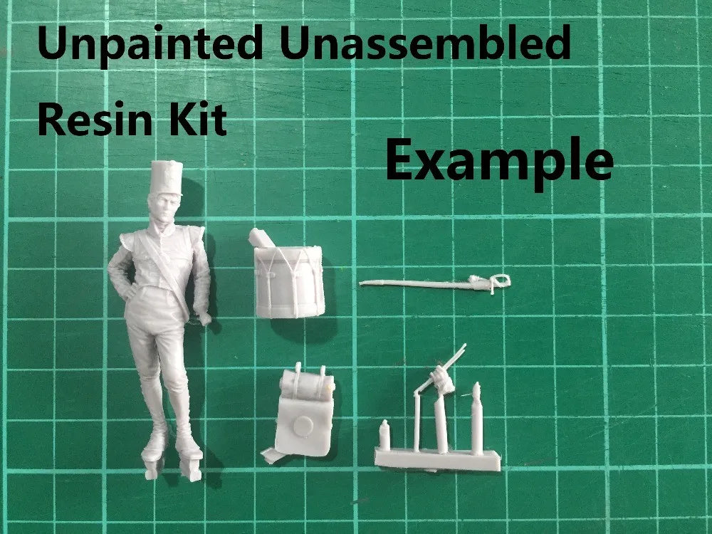 1/24 Sniper Commando in Head Wrap, Resin Model Figure Kit, Sci-Fi Theme, Unassembled and Unpainted
