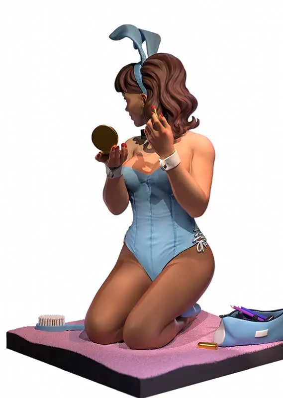 1/22 Pin-up Bunny-girl, Resin Model Figure Kit, Unassembled and Unpainted