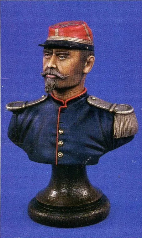 1/9 Napoleonic French General in Full Dress, Resin Model Bust Kit, Unassembled and Unpainted